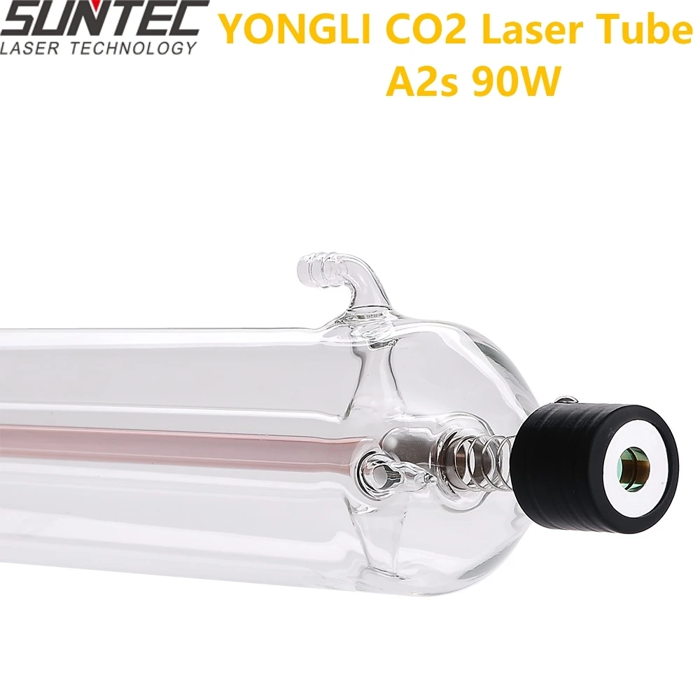 SUNTE YONGLI A2s 90WCO2 лазерная трубка длиной 1250 Dia. 80 мм для CO2 станок для лазерной резки и лазерной гравировки машина с деревянным корпусом упаковка коробки