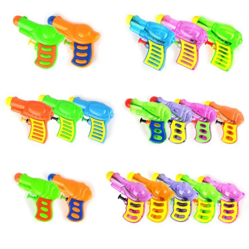 

Mini kids water spray water gun solid color transparent water gun summer play water children's toys