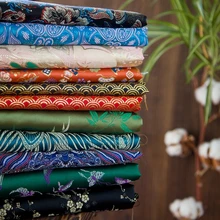 Винтажная Цветочная парчовая ткань, дамасский жаккард, обивка костюма, мебель для штор, материал для подушки, ткань 75 см* 50 см