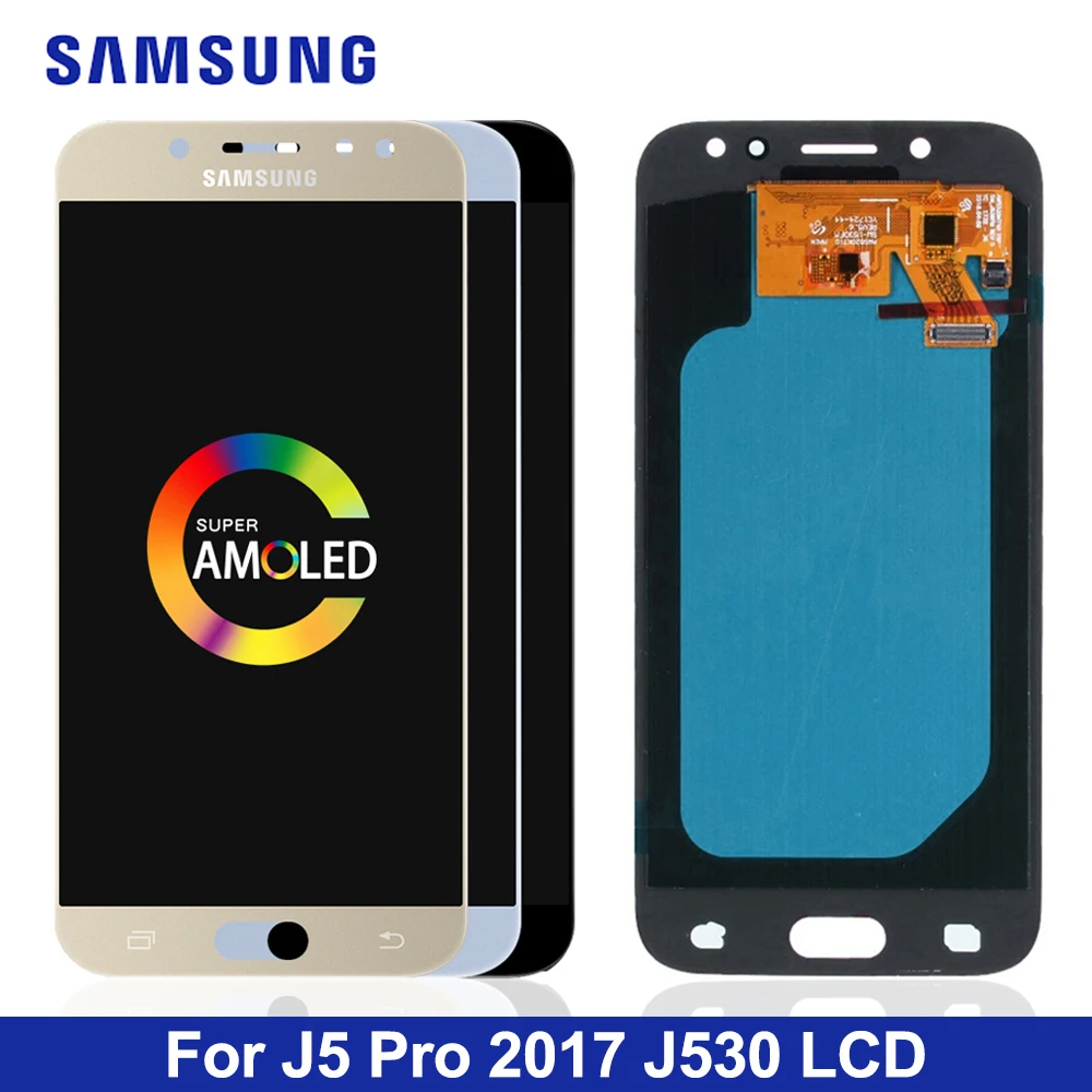 

Super Amoled LCD For Samsung Galaxy J5 2017 J530 SM-J530F J530M LCD Display Touch Screen Digitizer Assembly