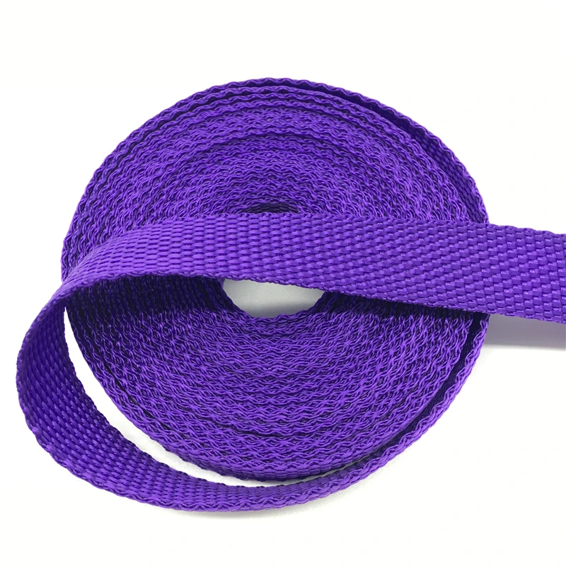 

5yards 3/4Inch (20mm) Purple Strap Nylon Webbing Knapsack Strapping Safety Belt DIY Pet Rope Sewing Crafts