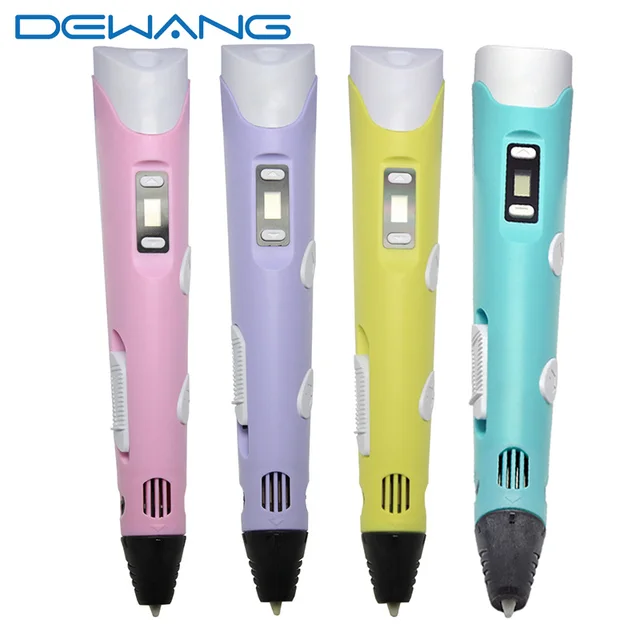 Cheap Dewang 3d Magic Pen Best Christmas Birthday Gifts 3d Drawing Painting Pen With Led Screen Display PLA ABS Filaments 3d Kalem