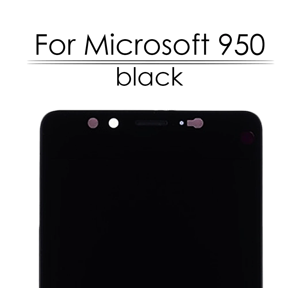 Оригинальный AMOLED ЖК дисплей 5 2 дюйма для Microsoft NOKIA Lumia 950 сенсорный экран с рамкой