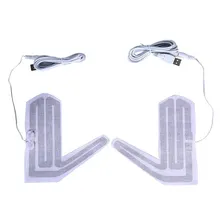 5 V зимние уличные тепловые теплые варежки обогреватель для обуви Перчатки колодки перчатки Подогреваемые колодки электрический нагревательный элемент 1 пара