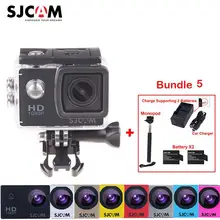 Original Sjcam SJ4000 30M Waterproof Mini Sports Action Camera Sj 4000 Cam DVR 2Battery Dual Wall