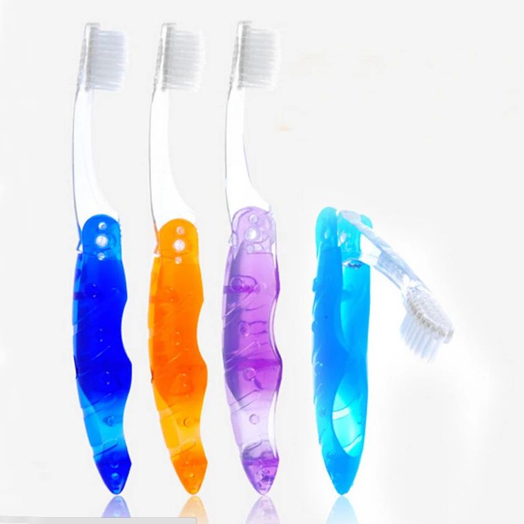 4pc Soft Hair Travel Toothbrush Foldable Teeth Brushesin Toothbrushes