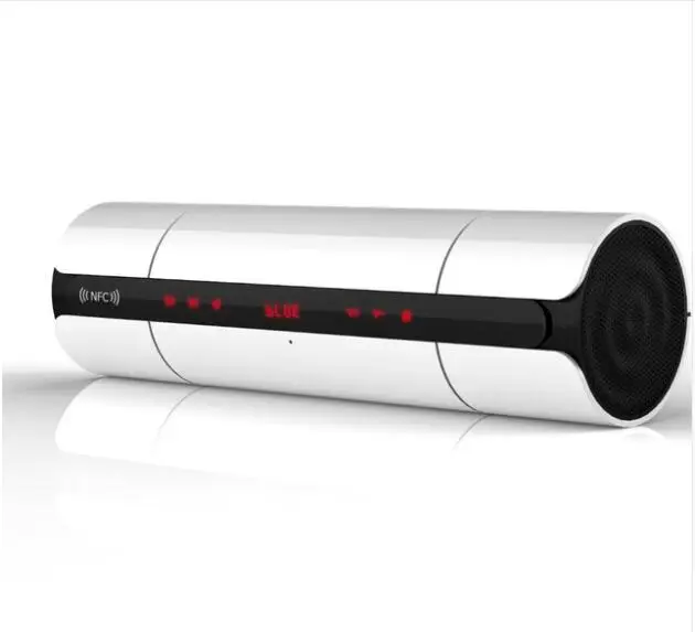 Белый Беспроводной стерео портативный Bluetooth динамик с басами FM радио TF карта USB музыка Aux аудио Саундбар домашний кинотеатр Бумбокс xiom - Цвет: Белый