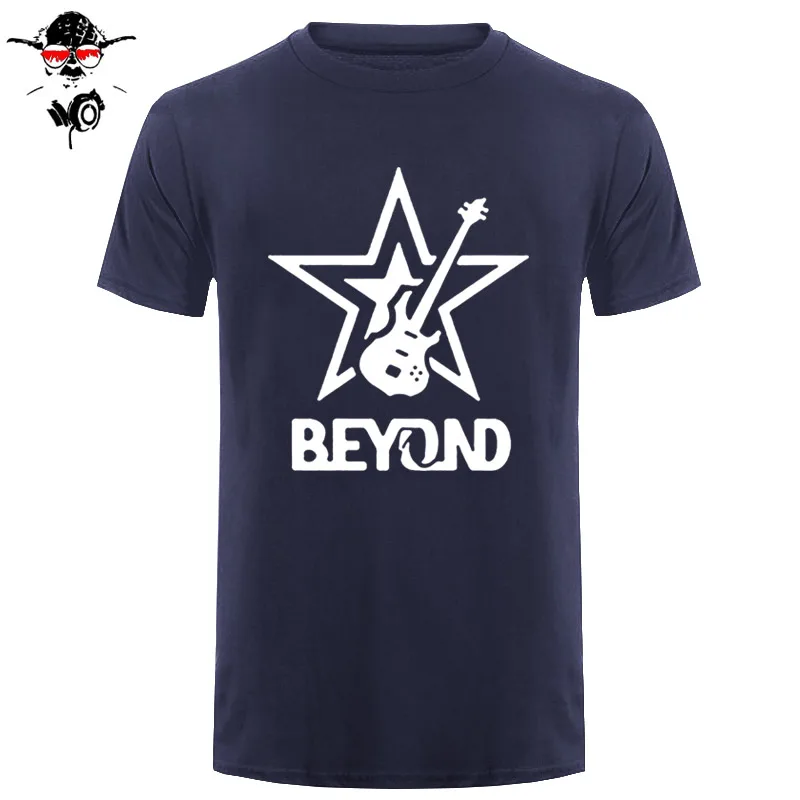 T Shirt Men Hong Kong Heavy Tshirt Rock BEYOND Band Printed Tshirts