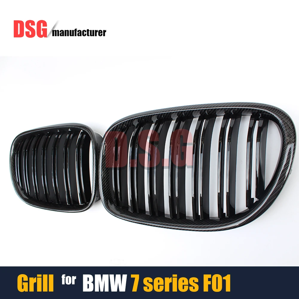 Chrome Silver Front Kidney Grille Grill for BMW 7 Series F01 F02 F03 F04