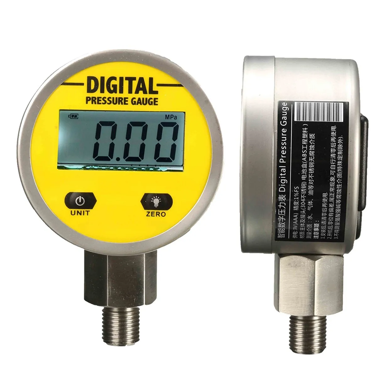 Buy Digital Hydraulic Pressure Gauge 0 250BAR/25Mpa