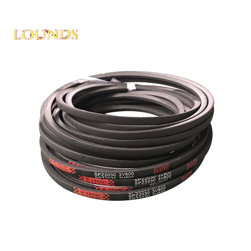 

FREE SHIPPING SPZ987 SPZ1000 SPZ1005 SPZ1010 SPZ1012 WEDGE WRAPPED V-BELT La Industry Black Rubber SPZ Type Vee V Belt