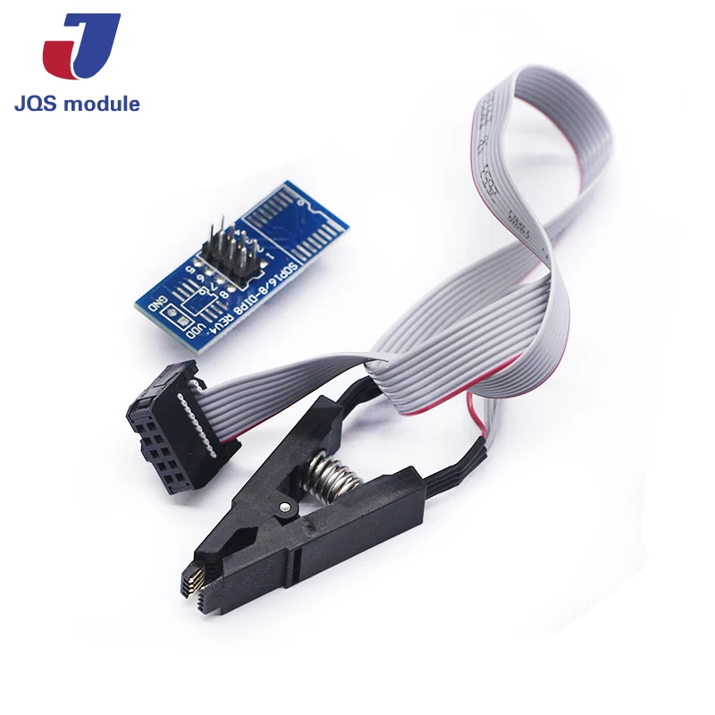 

SOIC8 SOP8 SOP Format Flash Chip IC Test Clips Socket Adpter BIOS 24 25 93 Programmer Programable Module Board