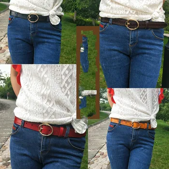 

PYBETA Best Sellers New Pattern Genuine Leather Antique Belt Cowhide Carving Joker Concise Fine Waist Bands 2.8CM