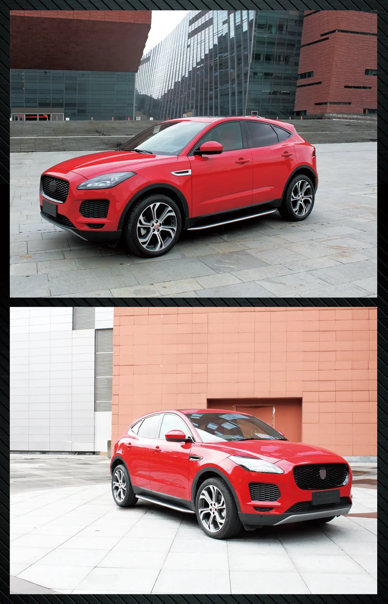 Аксессуары для стайлинга автомобилей ABS боковые крылья плавник отделка вентиляционных отверстий крышка подходит для Jaguar E-PACE