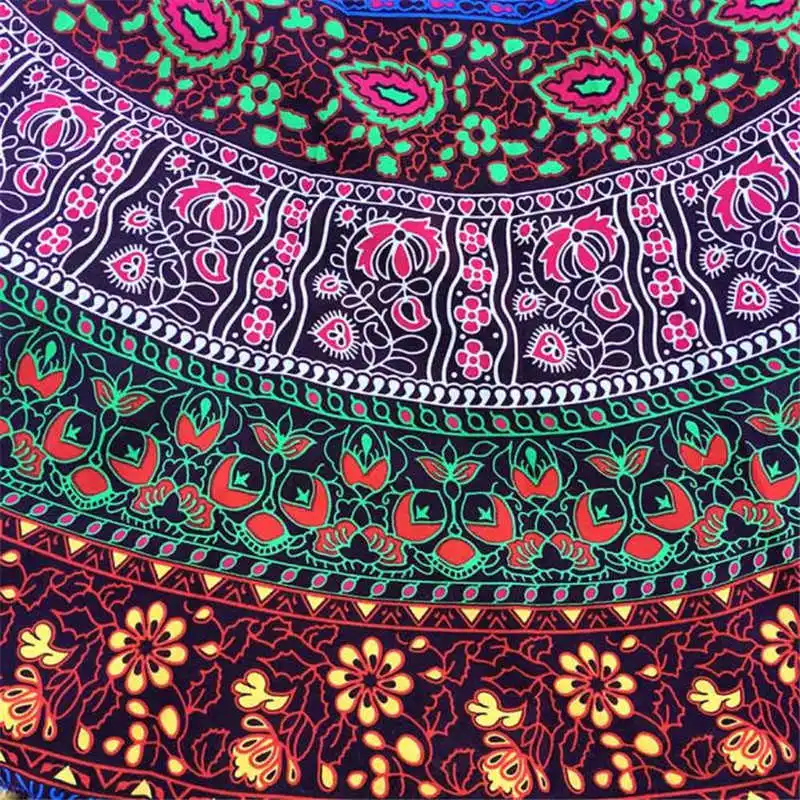 New Beach Cover Up Bikini Boho Summer Dress Swimwear Bathing Suit Yoga Mat Bohemian Blanket Tablecloth Printed Towel Beach A22# (2)