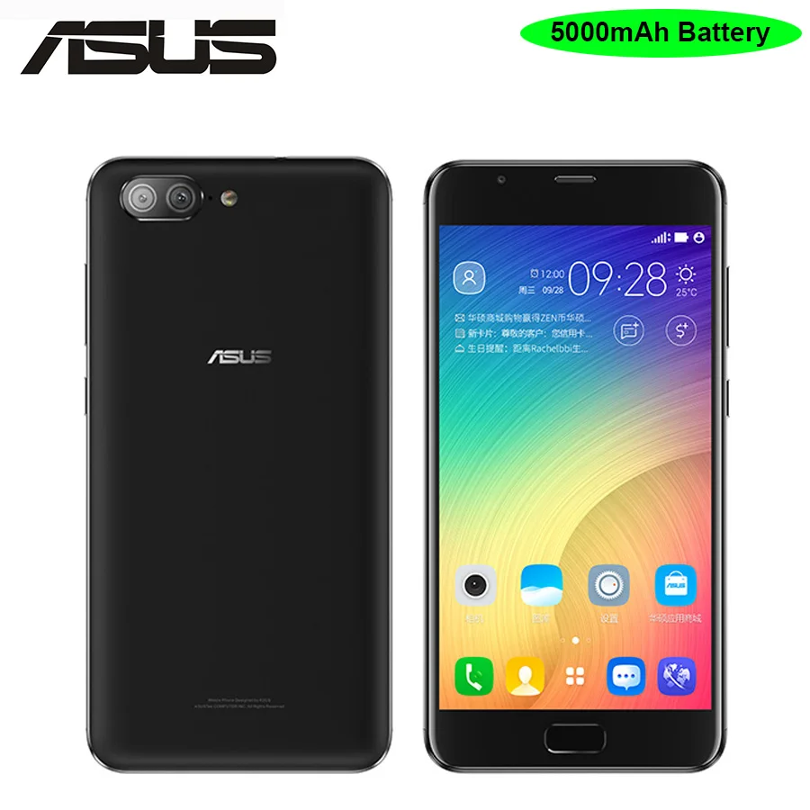 Оригинальный ASUS ZenFone 4 Max Plus ZC550TL X015D 4 г LTE мобильный телефон Octa Core 5,5 "3 ГБ оперативная память 32 Встроенная 5000 мАч батарея Max