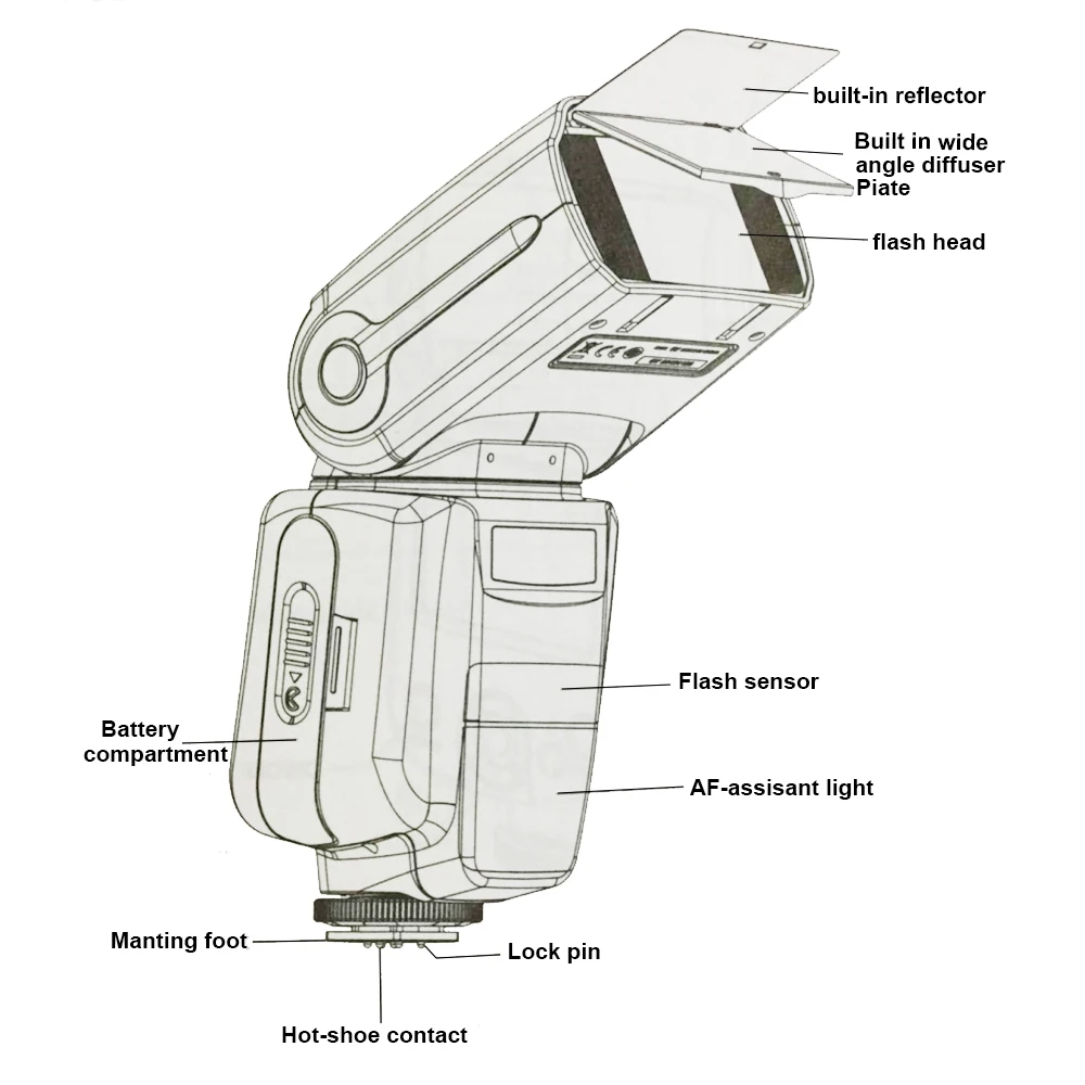 Универсальная камера INSEESI IN 560 IV Plus Беспроводная вспышка или Viltrox JY-680A Вспышка Speedlite с ЖК-экраном для Canon Nikon Pentax