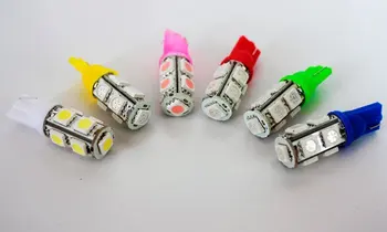 

LED Car Lights Bulb Green T10 5050 9-SMD 194 168 (pack of 2)