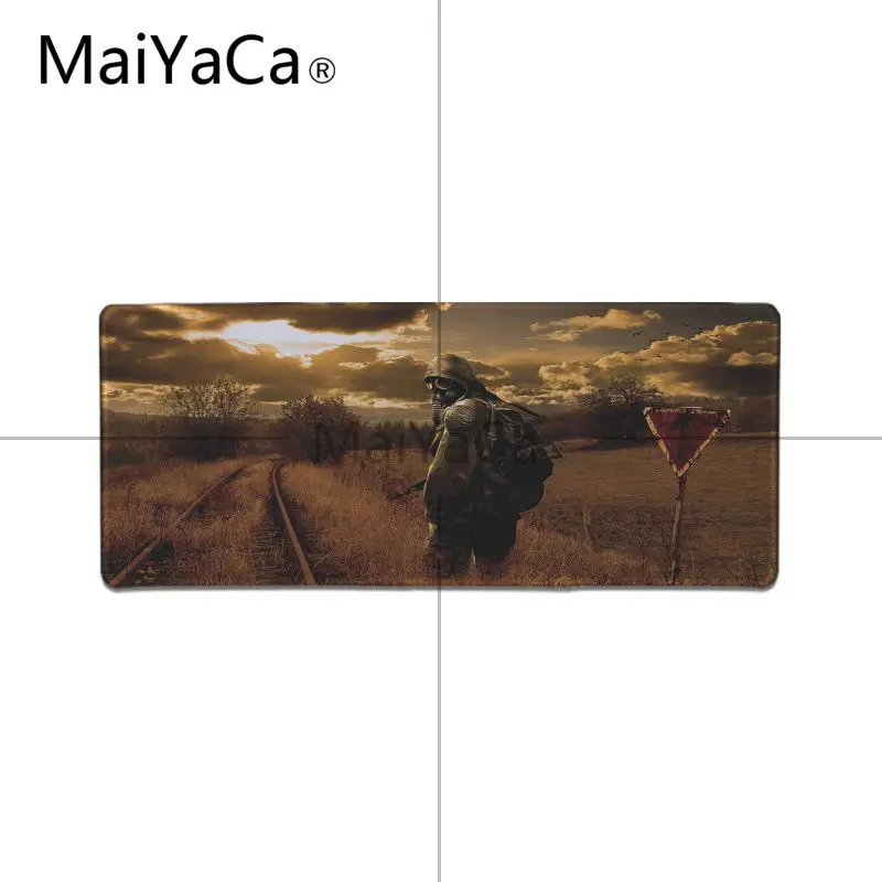 MaiYaCa мальчик подарок Сталкер Высокая скорость коврик для мыши Расширенный игровой коврик для мыши большие коврики для мыши для Dota2 игровой плеер - Цвет: Lock Edge 30X90cm