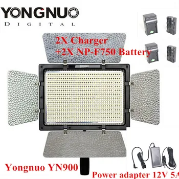 

YONGNUO YN900 High CRI 95+ Wireless 3200K-5500K LED Video Light Panel,YN-900 900 Lamp Beans 7200LM 54W
