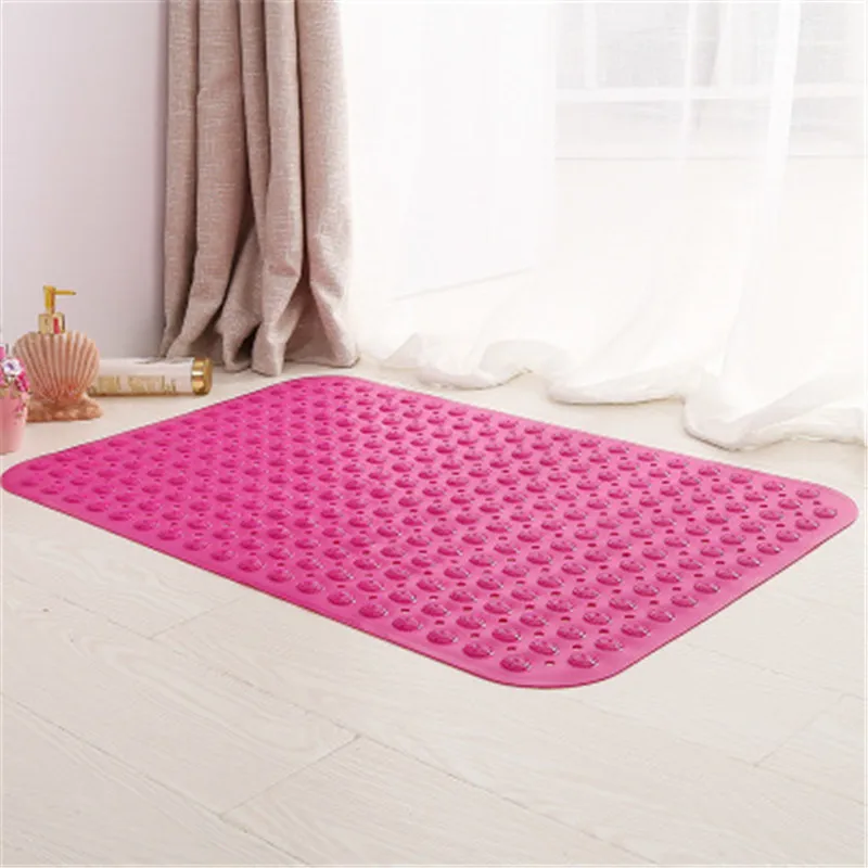 Environmentally friendly and tasteless bathroom mat Bathroom tpr plastic with suction cups