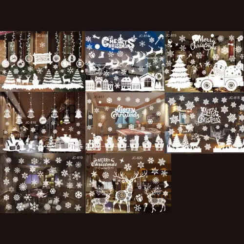 

Merry Christmas Tree Wall Stickers Art Vinyl Decal Xmas Window Removable Decor