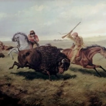 Life of the Hunter  Arthur Fitzwilliam Tait (1819-1905/American) Poster Print (18 x 24)