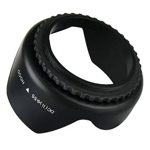 Бленда для объектива Nikon Canon Sony Fuji Olympus Panasonic DSLR 49 52 55 58 62 67 72 77 82 мм|lens hood|lens hood for nikonlens