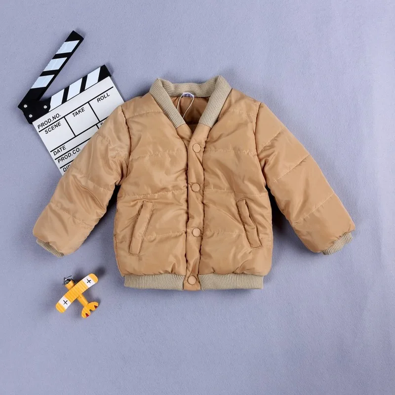 2018 new winter children's down jacket children's cotton clothing baby boys and girls thickening plus children's jacket MF-202