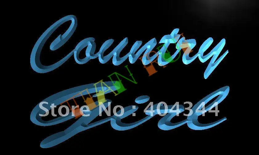 

LB466- Country Girl Display LED Neon Light Sign