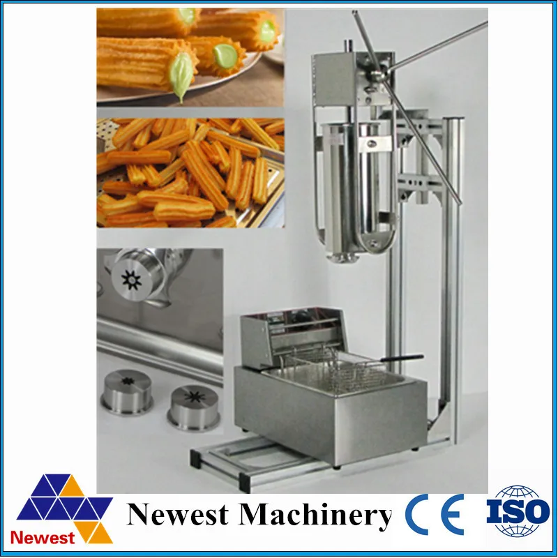 

Manual operated churro machine churro maker churros machine with fryer