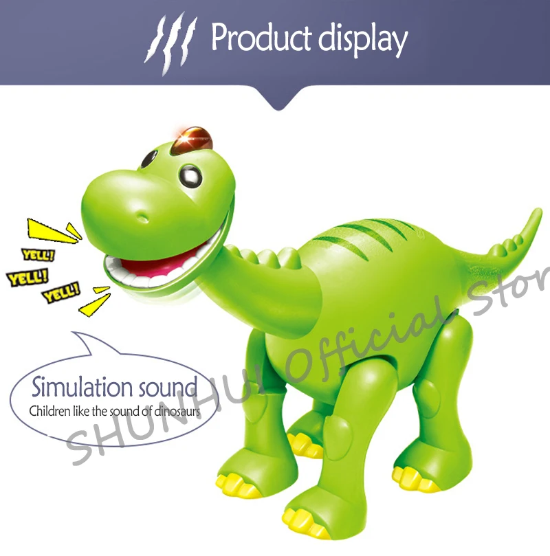 1/набор Поющие светящиеся мир Юрского периода электронные акустооптические Брахиозавр мигающие динозавры милые игрушки для детей подарок