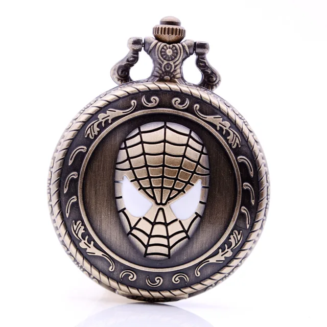 Antique Retro Maschera Di Uomo Di Ferro Del Quarzo Analogico Orologio Da Tasca C Antique Retro Maschera Di Uomo Di Ferro Del Quarzo Analogico Orologio Da Tasca C