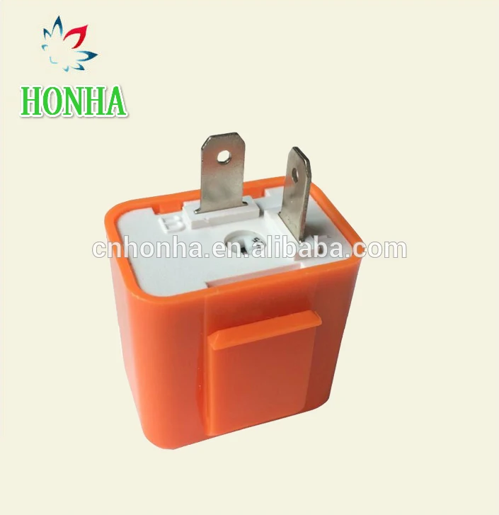 Orange2 Pin светодиодный сигнал поворота мигалка автомобиля реле мотоцикл скорость Регулируемый DC 12 В может FM мигалка реле 50c/m-200c/m