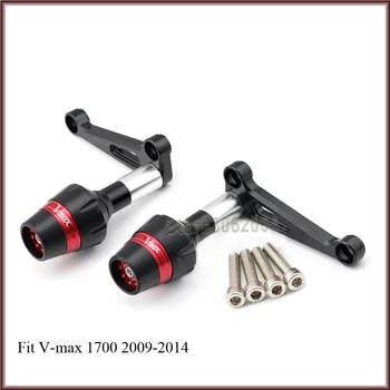 

Frame Slider Crash Protector Bobbins Falling Protection Mortorcycle For YAMAHA V-MAX 1700 Vmax 1700 2009-2014 Red Black CNC