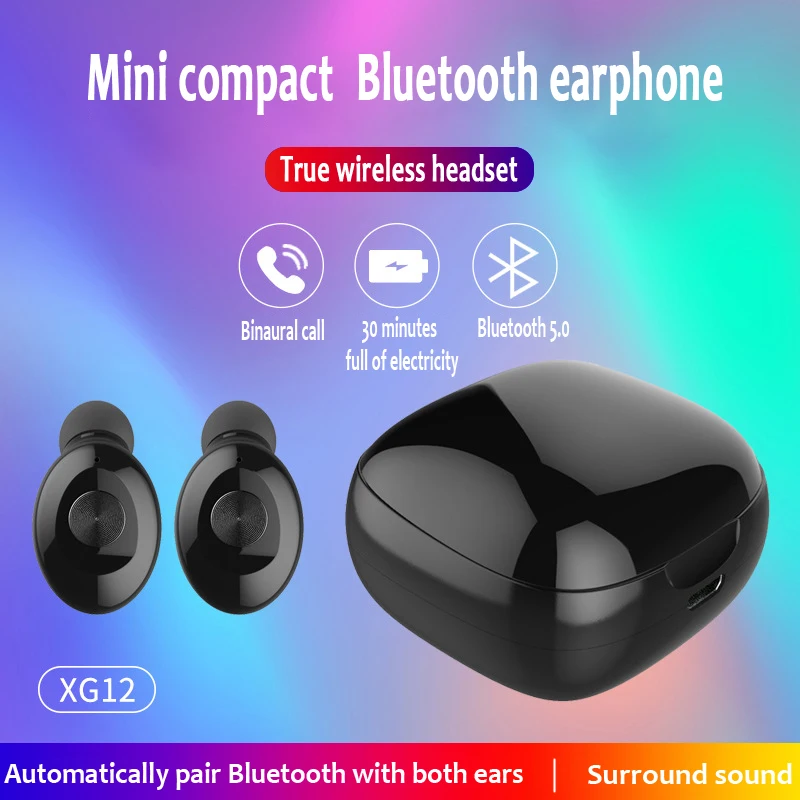 

New Tws Wireless Bluetooth Headset Boot Automatically Connected Bluetooth Noise Canceling Headset Mini Waterproof Headset