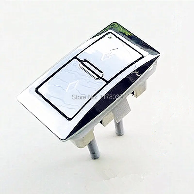 

ABS Plastic Rectangular Toilet dual push button,8X4.5cm water tank ceramics cover Flush switch push button,J17349