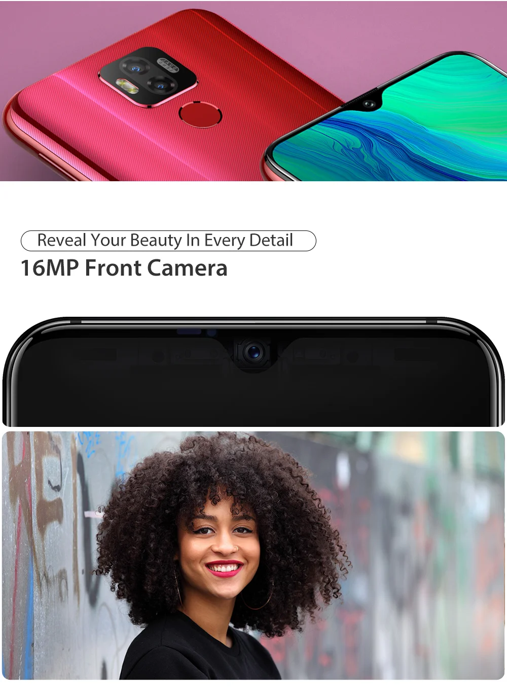 Ulefone power 6 6350mAh Мобильный телефон Android 9,0 Pie 6," FHD MT6765V Восьмиядерный 4 Гб+ 64 Гб 16MP NFC 4G BT 5,0 смартфон