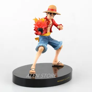 

Alen New Anime Ace 2Years Later One Piece Monkey D Luffy PVC Action Figure Collectible Model Toy 18CM