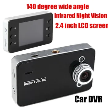 

free shipping 140 degree wide angle 2.4 inch LCD Car Auto DVR Video Durable Recorder Protect Superior G-sensor Night Vision