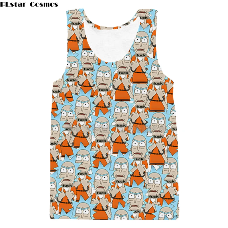 2019 New 3D Rick And Morty zip Hoodies Sweatshirt Men Women Funny Cartoon Print Hoodie Graffiti puzzle Harajuku Hip Hop Street-1