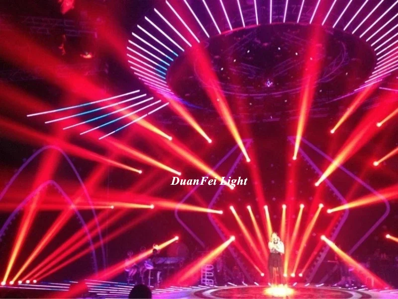 200W LED Spot Moving Head With LED Round-18