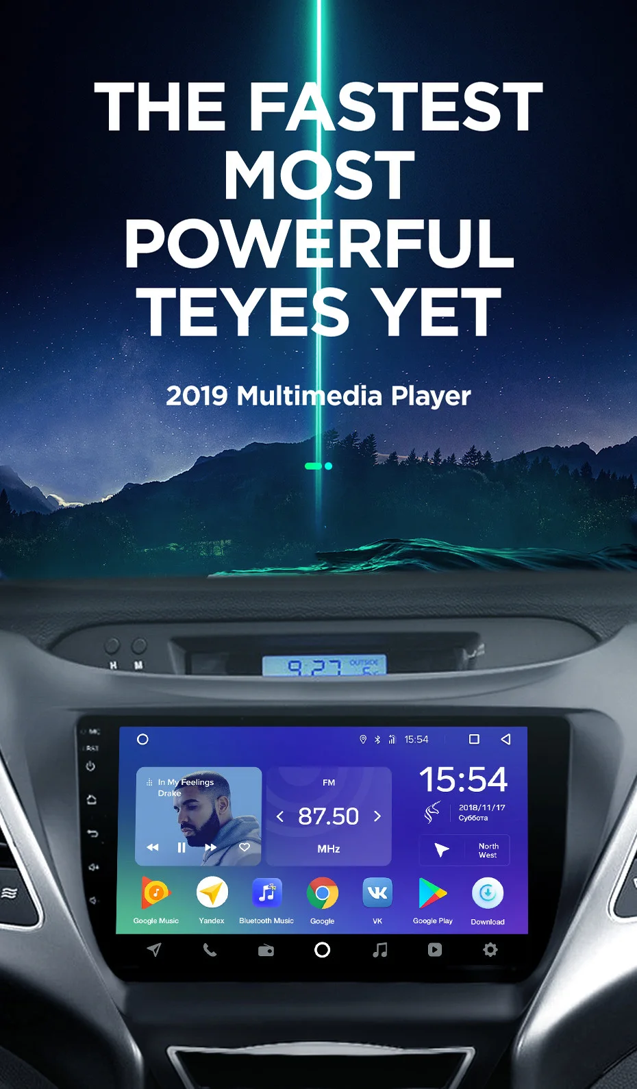 Perfect TEYES SPRO Car Radio Multimedia no 2 din android Video Player Navigation GPS For Hyundai Elantra MD 2011-2015 3