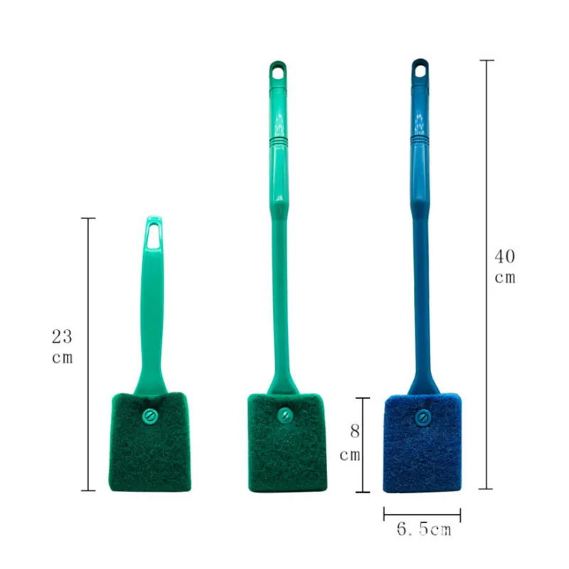 Чистящая Щетка для аквариума с длинной ручкой, чистящие инструменты для аквариума, удобство и простота в обращении, принадлежности для очистки стеклянных окон