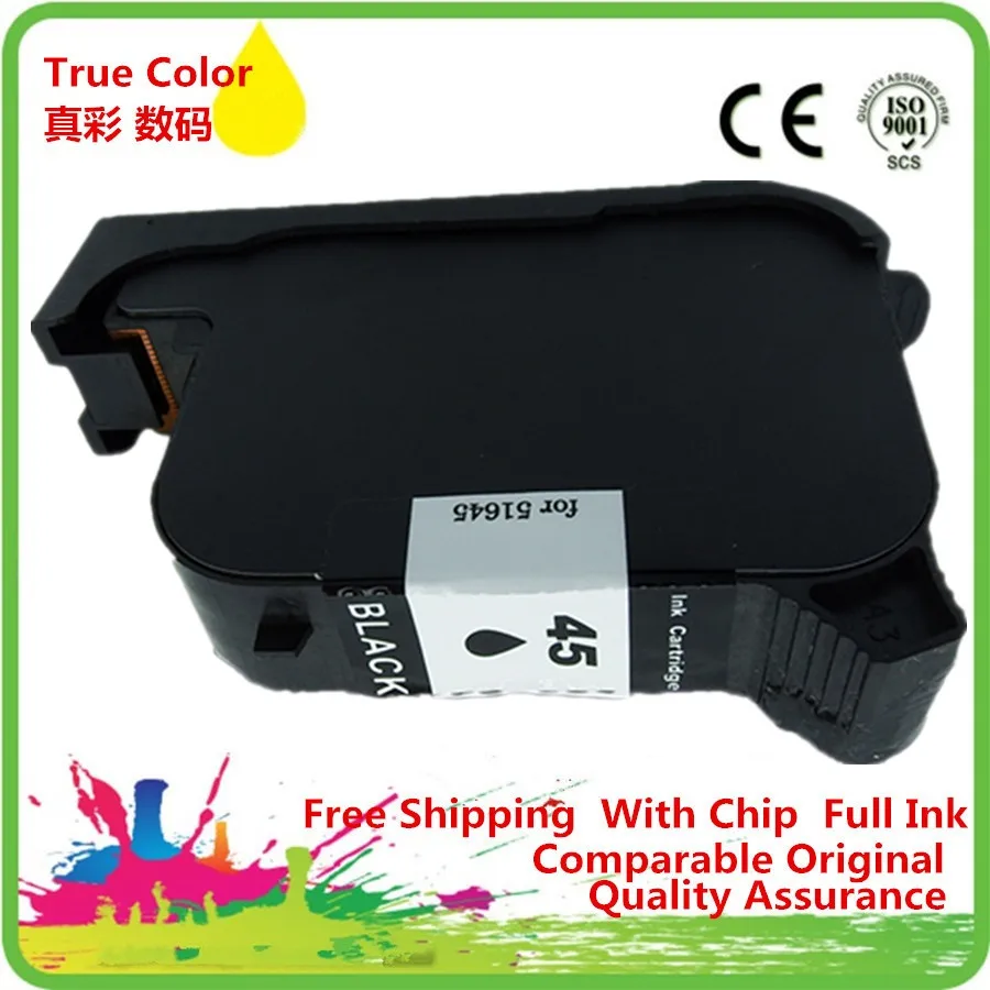 Картриджи чернильные восстановленные для 45 XL 45XL HP45 HP45XL 51645A Deskjet 1120c 1120cse 1120cxi 1125c