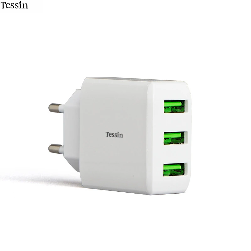 

STODER 3 USB Travel Charger 5V3A Fast Charging For iPhone 5 5S 5C SE 6 6S 7 Plus IPad Samsung Huawei Lenovo HTC AC Wall Adapter