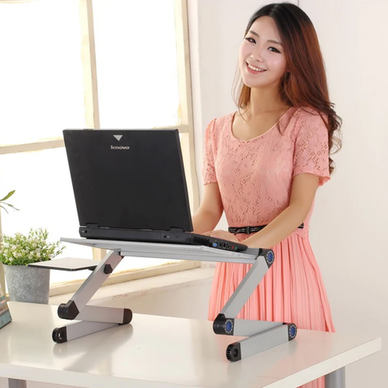Foldable Laptop Table Stretch Simple Bed Use Desk with Mouse Board Heat Dissipation Computer Table Standing Office Pallet Stable Foldable Laptop Table Stretch Simple Bed Use Desk with Mouse Board Heat Dissipation Computer Table Standing Office Pallet Stable