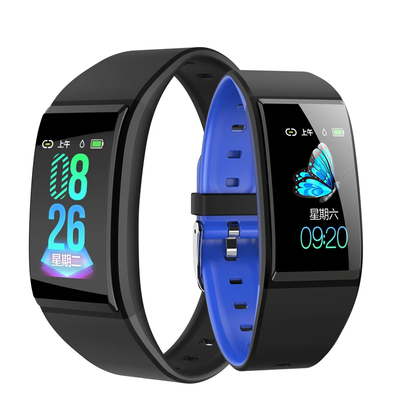 

B86 Smart Band Heart Rate Blood Pressure Monitor High Brightness Colorful Screen Smart Bracelet Wristband SMS Notification