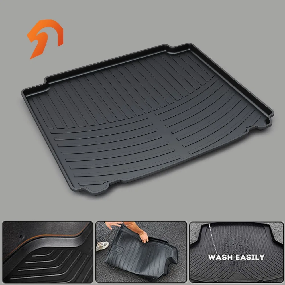 Rubber trunk mat for PEUGEOT 407 408 508 2008 3008 4008 2012 2013 2014 2015 2016 BOOT LINER REAR