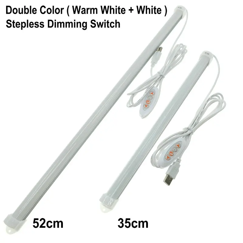 USB СВЕТОДИОДНЫЙ светильник для бара DC5V защита глаз жесткий светодиодный светильник для шкафа шкаф белый теплый белый лампа для чтения ночной Светильник s с переключателем